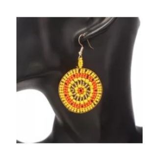 ❤Bohemian Resin Bead statment Earrings❤